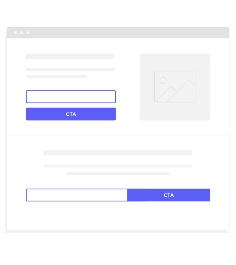 landing page