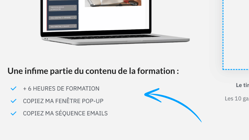 jeu concours landing page exemple