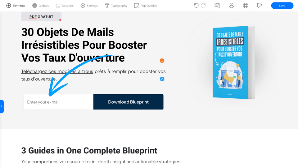 créer une landing page sur wordpress