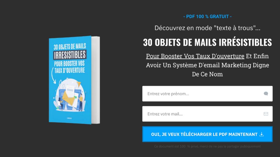 optimisation de landing page