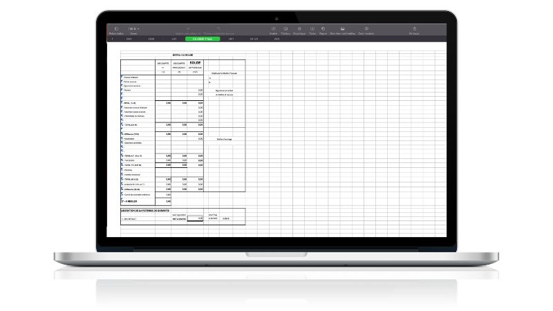 Modèle de Décompte général définitif Excel à télécharger