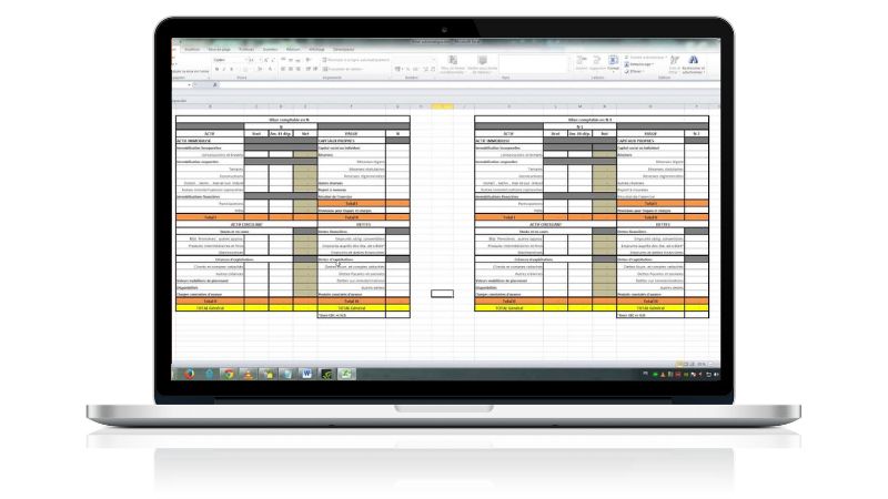 Modèle de bilan SCI Excel à télécharger