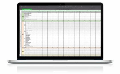 modèle de budget prévisionnel Excel